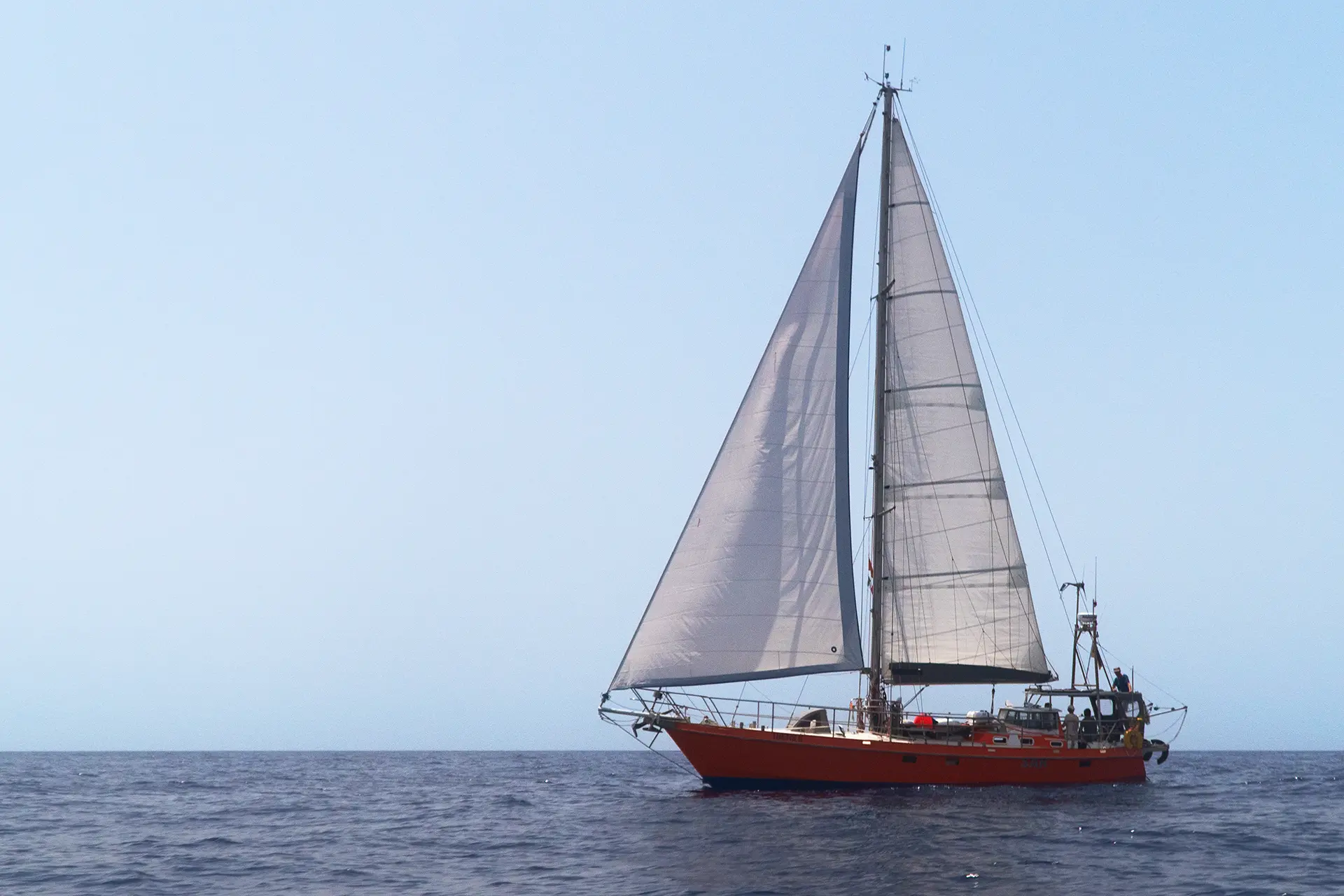 Thetis II auf See